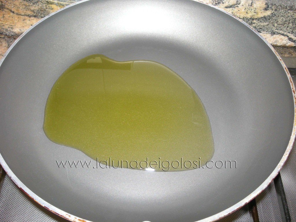 scalda l'olio