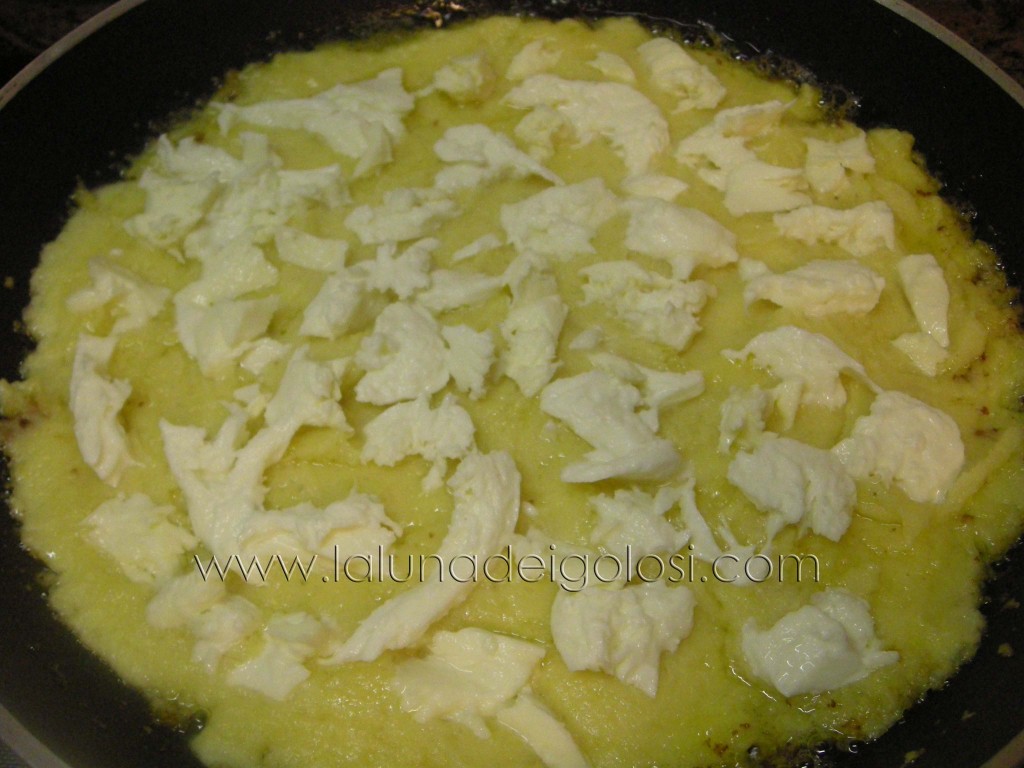 distribuisci la mozzarella