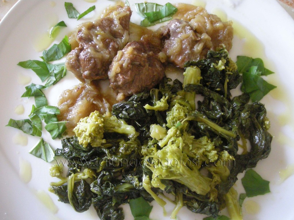 carne alla genovese con contorno di rape stufate carnealla genovese con contorno di rape stufate
