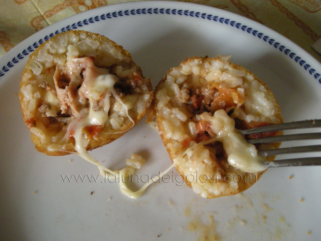 Arancini alla barese: ma che buoni gli arancini !!! 