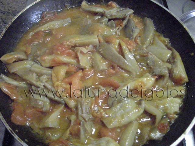 il sughetto con i funghi e pronto