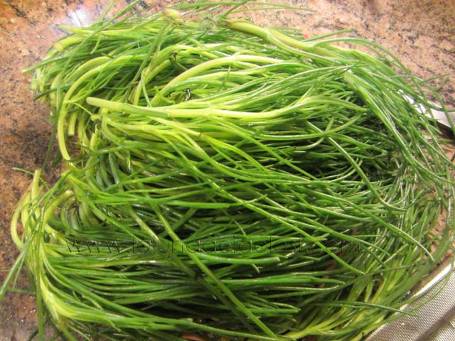 agretti puliti