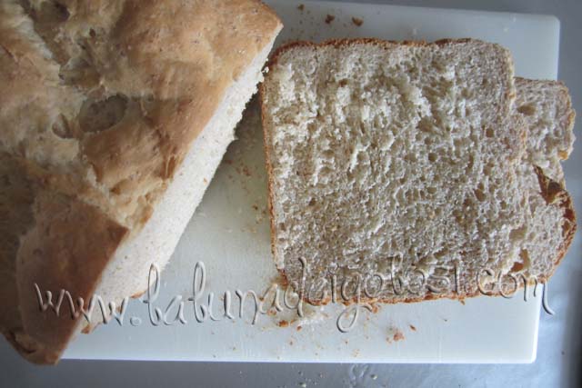 Quando il pane allo yogurt si è raffreddato completamente
