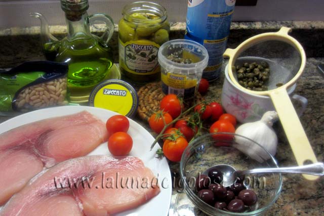  ingredienti del pesce spada gusto mediterraneo