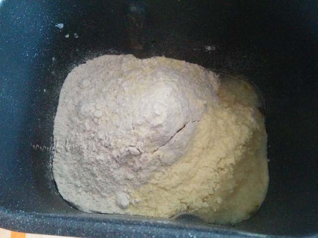 aggiungi i fiocchi di patate