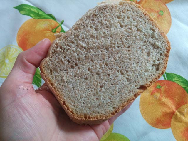 questo pane integrale con fiocchi di patate è molto morbido!