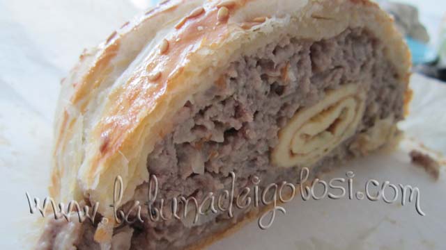 Polpettone Ripieno con Frittata Arrotolata Polpettone Ripieno con Frittata Arrotolata