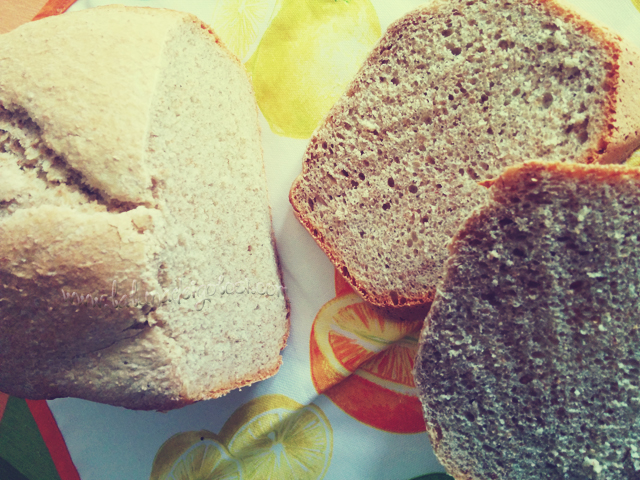 pane integrale con fiocchi di patate: buono!