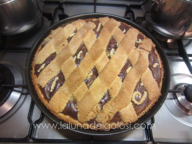 crostata vaniglia e cioccolato