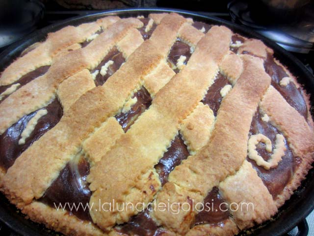 crostata vaniglia e cioccolato: cotta a puntino!