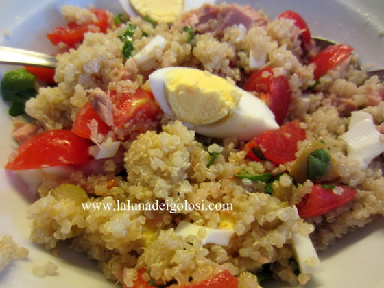 Insalata di Quinoa, buona, digeribile , ipocalorica