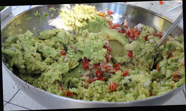 Salsa guacamole: mescola fino a ottenere una salsa omogenea
