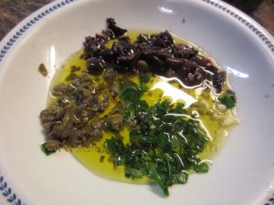 condisci con olio d'oliva extravergine