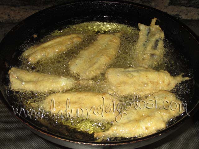 friggilo in olio bollente e fallo dorare bene